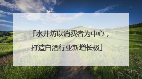 水井坊以消费者为中心，打造白酒行业新增长极