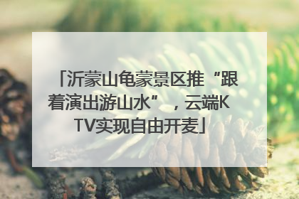 沂蒙山龟蒙景区推“跟着演出游山水”，云端KTV实现自由开麦
