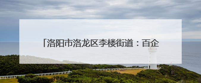 洛阳市洛龙区李楼街道：百企千店齐拥军 共筑军民鱼水情