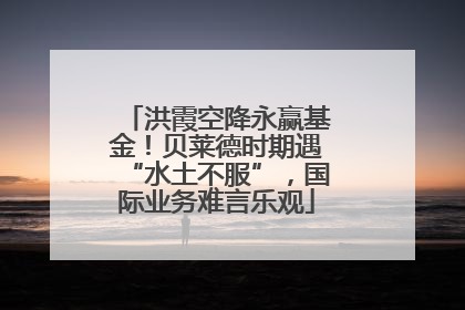 洪霞空降永赢基金！贝莱德时期遇“水土不服”，国际业务难言乐观