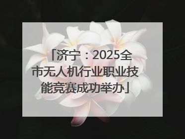 济宁：2025全市无人机行业职业技能竞赛成功举办