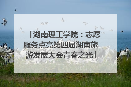 湖南理工学院：志愿服务点亮第四届湖南旅游发展大会青春之光