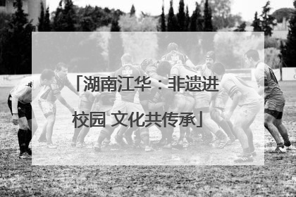 湖南江华：非遗进校园 文化共传承