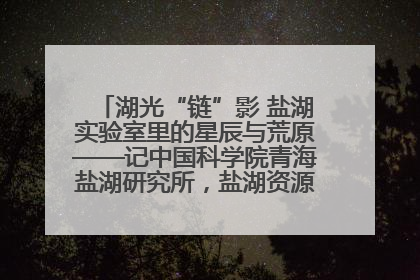 湖光“链”影 盐湖实验室里的星辰与荒原——记中国科学院青海盐湖研究所，盐湖资源化学实验室党总支书记、副主任刘忠