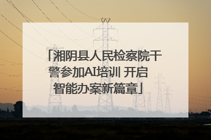 湘阴县人民检察院干警参加AI培训 开启智能办案新篇章