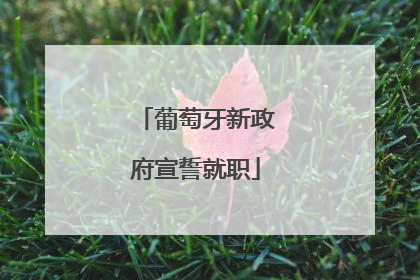 葡萄牙新政府宣誓就职