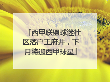 西甲联盟球迷社区落户王府井，下月将迎西甲球星