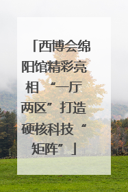 西博会绵阳馆精彩亮相 “一厅两区”打造硬核科技“矩阵”