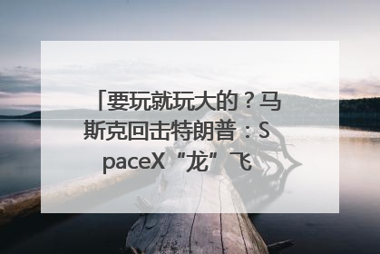 要玩就玩大的？马斯克回击特朗普：SpaceX“龙”飞船将立即退役！
