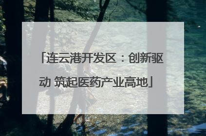 连云港开发区：创新驱动 筑起医药产业高地