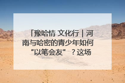 豫哈情 文化行｜河南与哈密的青少年如何 “以笔会友”？这场书画展藏着答案