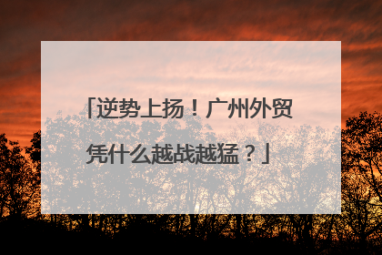 逆势上扬！广州外贸凭什么越战越猛？