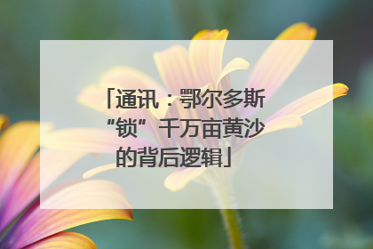 通讯：鄂尔多斯“锁”千万亩黄沙的背后逻辑