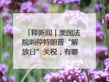 释新闻｜美国法院叫停特朗普“解放日”关税，有哪些看点？