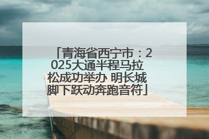 青海省西宁市：2025大通半程马拉松成功举办 明长城脚下跃动奔跑音符