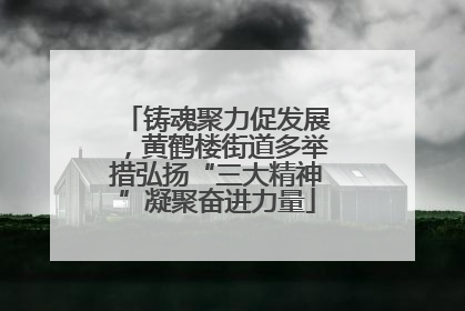 铸魂聚力促发展，黄鹤楼街道多举措弘扬“三大精神”凝聚奋进力量