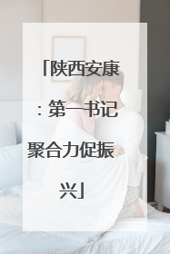 陕西安康：第一书记聚合力促振兴