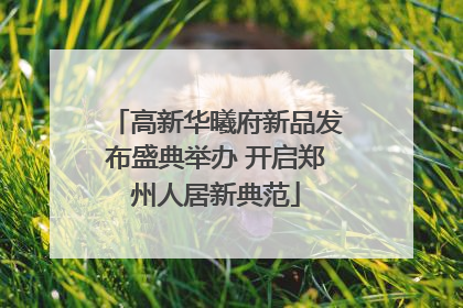 高新华曦府新品发布盛典举办 开启郑州人居新典范