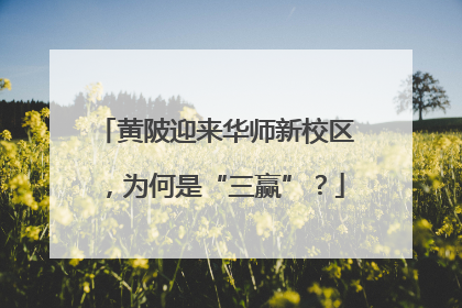 黄陂迎来华师新校区，为何是“三赢”？