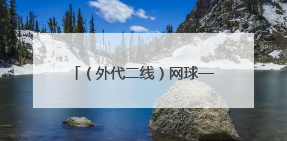 （外代二线）网球——女王杯：拉杜卡努晋级女单八强（2）