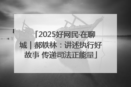 2025好网民·在聊城｜郝轶林：讲述执行好故事 传递司法正能量