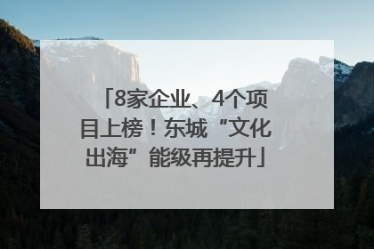 8家企业、4个项目上榜！东城“文化出海”能级再提升