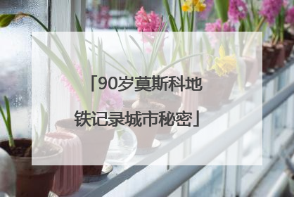 90岁莫斯科地铁记录城市秘密